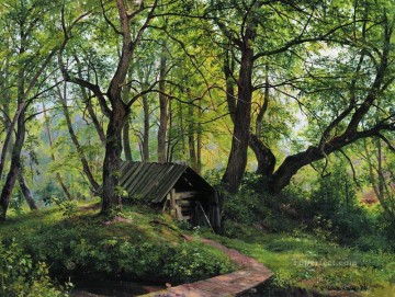 イワン・イワノビッチ・シーシキン Painting - 古い石灰 1894 年の古典的な風景 Ivan Ivanovich